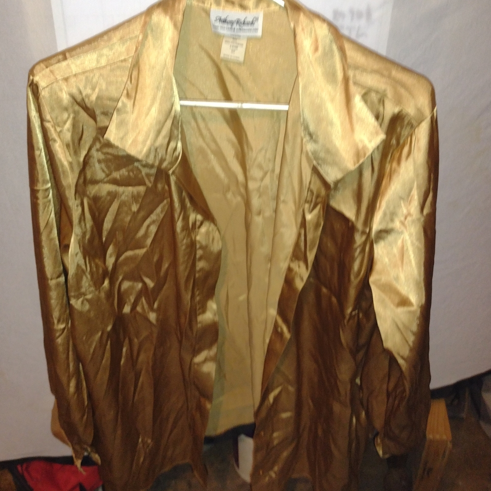Anthony Richards Shimmering Gold Blazer